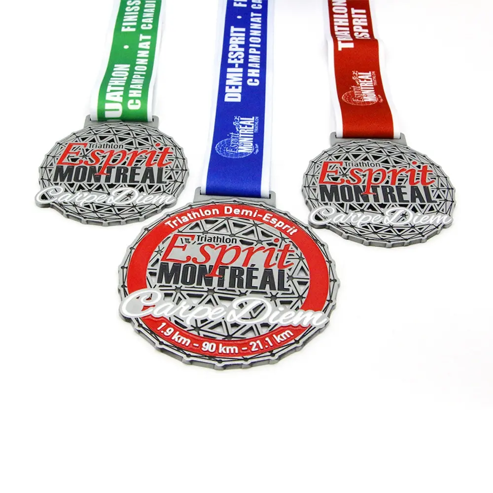 Manufacturer Free Design Sport Medals Custom Cycling Bicycle Bike 3D Race Metal Medals
