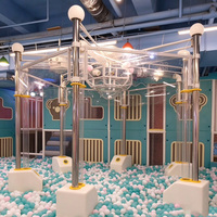 Machine de jeu interactive de chute de balles pour enfants Moetry Amusement Park, machine à balles pour aire de jeux intérieure, piscine à balles, fontaine cascade