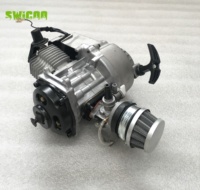 Mini moteur 49cc 2 temps moteur de démarrage par traction pour PIT Quad Dirt Bike Mini Pocket ATV enfants