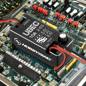 क्यूबेक 10a v2 पूर्ण वाटरप्रूफ छोटे नियामक मॉड्यूल रेडियो नियंत्रित कार एक्सेसरीज के लिए <span class=keywords><strong>2</strong></span>-6s 6V 7.4v 8.4v का समर्थन करता है। - Product Image 6