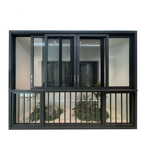 <span class=keywords><strong>Fenêtre</strong></span> <span class=keywords><strong>coulissante</strong></span> en alliage d'aluminium Broken Bridge avec portes et fenêtres en verre de balcon <span class=keywords><strong>panoramique</strong></span> extrêmement étroites et scellées - Product Image 1