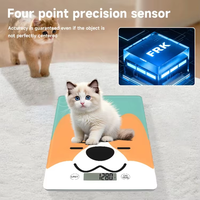 Báscula Digital Moderna de 17 kg con Pantalla LCD, 2 Baterías de 1.5V, para Paquetes y Mascotas