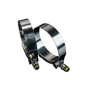 Stainless Steel 304T <b>Exhaust</b> Pipe <b>Clamp</b> 67-75mm Heavy Duty For Silicone Turbine Hoses - Product Image 1