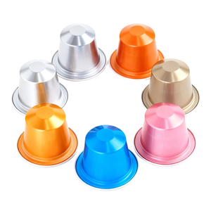 <span class=keywords><strong>Capsule</strong></span> de café vide gratuite de haute qualité avec couvercle ensemble 15ml coque de dosette de café en métal jetable pour cafetières - Product Image 2