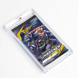 Y Y Ultra Clear Pro One Touch 100% UV Protection Strong Magnetic Holder for Standard Size Card Booster Pack - Product Image 1