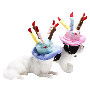 Accesorios para el Cabello de Poliéster, Divertidos, Lindos y Cómodos, Gorro de Cumpleaños para Perros y Gatos, en Oferta - Product Image 1