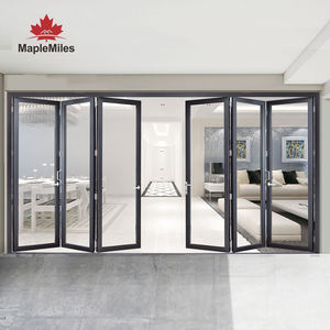 2025 Hot Sell Op Maat Gemaakte Waterdichte Buitenkant Aluminium Accordeon Deuren Glas Bifold Deuren Patio Vouwdeur - Product Image 4