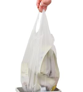 Wholesale Plastic Supermarket Plastic Hdpe Grocery T Shirt Handle Shopping <b>Bin</b> Liner <b>Bag</b> - Product Image 2