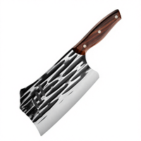 Couteau de cuisine en acier inoxydable forgé à la main, couteau de cuisine tranchant pour couper la viande, les os, tuer le poisson