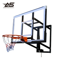 Panneau de basket-ball en verre trempé antidéflagrant pour extérieur, conforme aux normes nationales, avec cadre et panneaux transparents