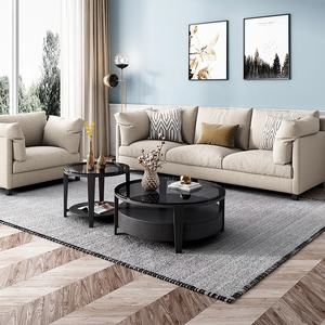 Mobili Salotto moderno Tavolino di Stoccaggio di Legno <span class=keywords><strong>Rotondo</strong></span> <span class=keywords><strong>Design</strong></span> In <span class=keywords><strong>Vetro</strong></span> Tavolino Top - Product Image 5