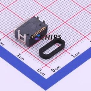 TYPE-C-31-E-02 USB <b>Connector</b> SMD <b>Connector</b> ( <b>Connector</b> Type: Type-C )( Gender: Female )( Mounting Type: Horizontal Mount ) - Product Image 2