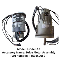Ensemble moteur d'entraînement pour gerbeur électrique Linde ZOOYA L10, modèle 11693500601, pièces de chariot élévateur, garantie 6 mois