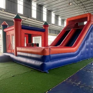 Children's Castle With Balloons <b>Inflatable</b> Jump <b>Slide</b> Customizable Size in PVC Material Castle <b>Inflatable</b> Jump Castle - Product Image 2