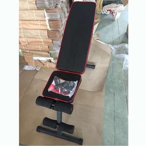 Wellshow Sport OEM Dumbbell pieghevole regolabile Flat Sit Up panca da palestra panca da palestra con corda da tiro Ab panca per sollevamento pesi - Product Image 6