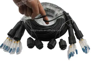 FTTA PDLC Connector Duplex LC CPRI Fiber Optic Cable Assembly IP67 BBU RRU