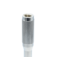Large Bore 1/4\" NPT Tyre Inflating Air Chuck Closed End Brass Stem Bicycle Tire Repair Tool with OEM Support