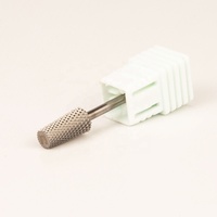 Forets à ongles en carbure de tungstène professionnels à grande taille, à coupe transversale sans chanfrein, 3/32 pouces, 6,6 mm, E-File M, forme conique plate