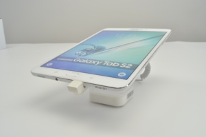 Soporte de pantalla de alarma para tableta antirrobo, cilindro acrílico para electrónica antideslizante con almohadilla de silicona, marca <span class=keywords><strong>Store</strong></span> - Product Image 5