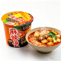 OEM Instant Low-Fat Hot Spicy Sweet Potato Vermicelli Noodles Packets 85g Cups 36/Carton EASY FAST COOK Room Temperature Storage