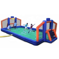 Terrain de football gonflable d'arrière-cour pour enfants, plein-air, à usage domestique, bon marché, oxford, 2021