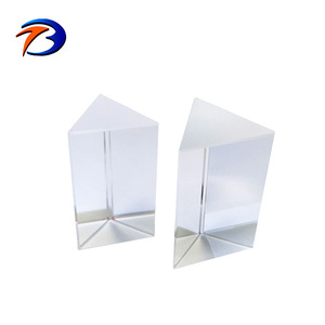 Prisma óptica bk7 de 60 graus, dispersão triângulo de vidro <span class=keywords><strong>equilateral</strong></span>