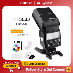 GODOX TT350 TTL hss 1/8000S แฟลชกล้อง SPEEDLITE 2.4G GN36ไร้สายสำหรับ Sony Canon Nikon Fuji Olympus <span class=keywords><strong>Panasonic</strong></span> - Product Image 4