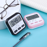 Minuterie multifonctionnelle muette étudiant gestionnaire de temps cuisine chambre à coucher rappel chronométré réveil réveil