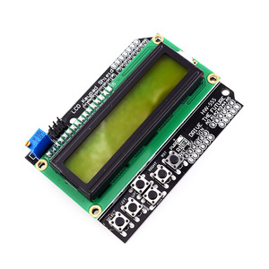 Carte d'extension de clavier Hongwei LCD1602 avec écran à caractères 16x2 jaune-vert pour Arduino - Product Image 1