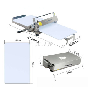 Mini Laminadora Manual <span class=keywords><strong>de</strong></span> Sobremesa para Pequeños Negocios y Uso Doméstico, <span class=keywords><strong>Rodillos</strong></span> para Aplanar Alimentos para Recetas Caseras - Product Image 2