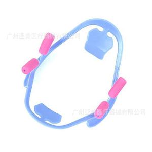 Support de fixation pour ouvre-bouche 3D avec coussinet occlusal pour thérapie orale, usage adulte, blanc et bleu, toutes tailles - Product Image 3