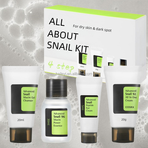Kit <span class=keywords><strong>de</strong></span> Voyage à la Mucine <span class=keywords><strong>d</strong></span>'<span class=keywords><strong>Escargot</strong></span> : Soin Coréen en 4 Étapes avec Nettoyant en Gel et Essence Rajeunissante Puissante pour Peaux Sèches et Réparation <span class=keywords><strong>de</strong></span> la Teint Terne - Product Image 3