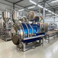 Stérilisateur à vapeur pour aliments en conserve de grande taille, machine à autoclave alimentaire à pulvérisation d'eau