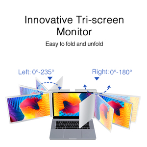 14 inch FHD Màn hình kép Extender <span class=keywords><strong>LCD</strong></span> Monitor xách tay có thể gập lại IPS máy tính hiển thị thông minh chơi game ba màn hình máy tính xách tay màn hình - Product Image 3