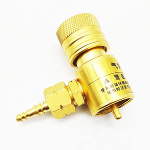 Válvula Redutora de Pressão de Gás para Tocha de Soldagem <span class=keywords><strong>MAPP</strong></span> Conexão Ativa Pagoda 4-6mm Válvula Reguladora de Pressão em Cobre - Product Image 1