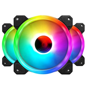 Bán Hàng Trực Tiếp PC Trường Hợp Máy Tính Chơi Game Tủ Fan Với Bộ Điều Khiển Từ Xa 12V PWM 12025 120Mm Làm Mát Argb RGB Fan - Product Image 1