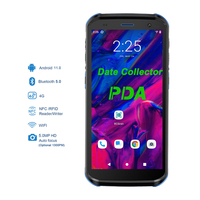 Hyatta 2,0 Qcta Core Android 11,0 Wifi 5,5 "Pantalla táctil completa grande PDA Computadora de mano Colector de fecha de inventario para almacén