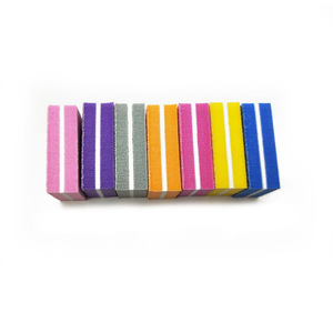 Wholesale 50pcs/bag Double-Sided Mini Frosted Square Colorful EVA Sponge <b>Nail</b> File for <b>Nail</b> Polish - Product Image 5