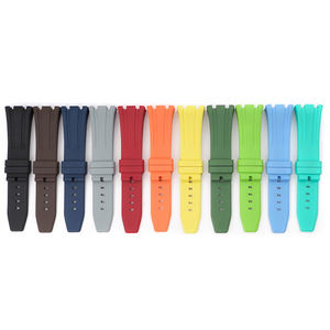Correa de reloj de goma FKM resistente al agua líquida de 26mm para correa de reloj de repuesto AP GA2100 <span class=keywords><strong>Audemars</strong></span> Watch 15500 15400 26331 - Product Image 2