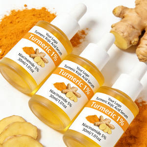 Turmeric Kojic Acid Serum Brightening Dark Spot Remover <b>Face</b> Serum Private Label Skincare OEM - Product Image 6