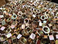 Pengikat Pabrik Umum DIN 934 ASME B 18.2.4.1M 8 10 12 M4-M100 Mur dan Baut Hex Berlapis Seng untuk Perakitan Baut