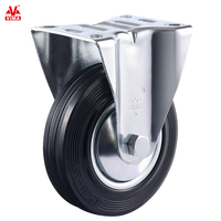 VIMA Roulette industrielle robuste personnalisable 3 "4" 5 "6" 8 "Roue pivotante en caoutchouc pour chariots établi