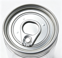 DK 202 #   Tutup Aluminium 52mm Anti Tumpah dengan Sistem Crimp untuk Kaleng Minuman, Bir, Jus & Minuman Ringan