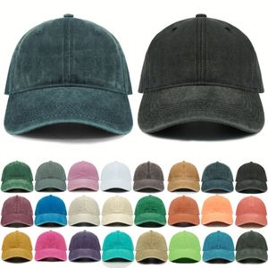 Wholesale Washed Unstructured Low Profile Dad Hat Custom Logo Cotton <b>Plain</b> Vintage Baseball <b>Cap</b> - Product Image 1