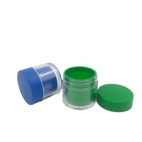 ODM Fournisseur Usine RUIPACK OEM 5ml 10ml 15ml 30ml 50ml 100ml 150ml Pot en plastique à double paroi Pot Bouteille de crème cosmétique Conteneur Couvercle à vis Fabricant/vente en gros