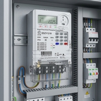 Compteur d'énergie monophasé prépayé STS avec clavier et jeton standard