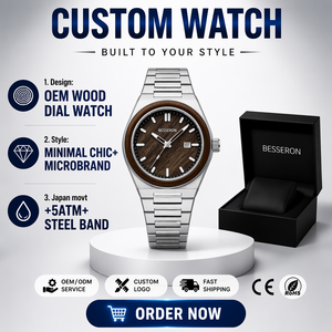Montre à quartz durable, étanche 5 ATM, boîtier en acier inoxydable 316, aiguilles lumineuses, verre minéral 42 mm pour une chronométrage fiable - Product Image 2