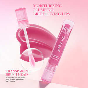 Brillo labial brillante y acuoso personalizado MLM, resistente al agua, no pegajoso, de larga duración, hidratante, iluminador, vegano, cosmético labial, libre de crueldad animal. - Product Image 1