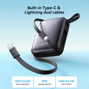 <span class=keywords><strong>Joyroom</strong></span> แบตเตอรี่สำรอง22.5W สายเคเบิลคู่10000mAh - Product Image 5