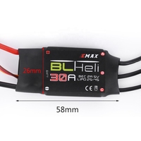 Contrôleur de vitesse Emax 12A 20A 30A BLHELI ESC pour drone RC FPV DIY Multirotors, hélicoptère à voilure fixe, 1 pièce